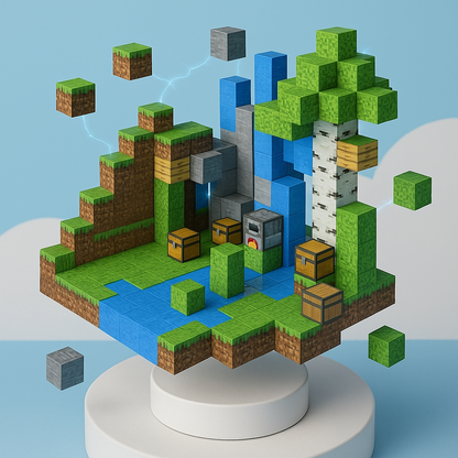 Blocs de construction magnétique Minecraft