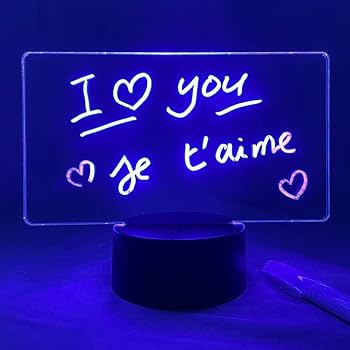Une veilleuse lumineuse qui donne vie à vos messages