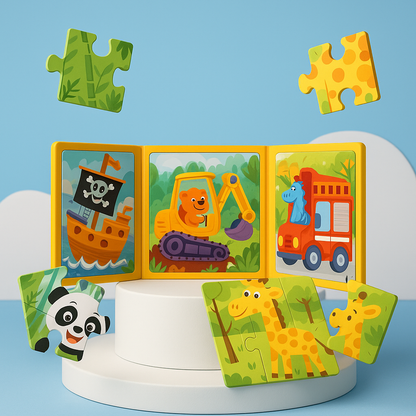 Livre de Puzzles Magnétiques