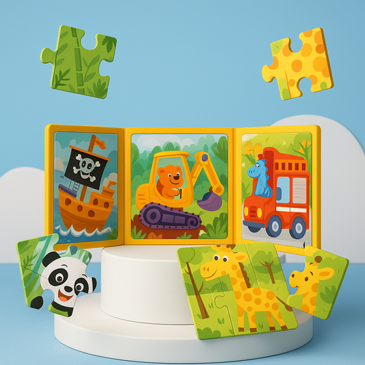 Livre de Puzzles Magnétiques