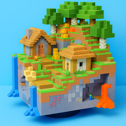 Blocs de construction magnétique Minecraft