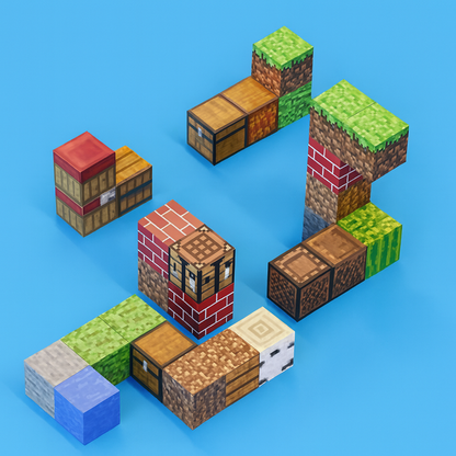 Blocs de construction magnétique Minecraft