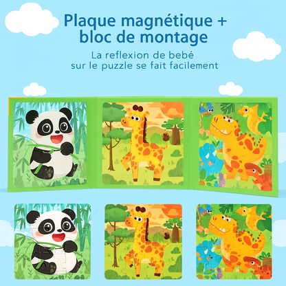 Livre de Puzzles Magnétiques