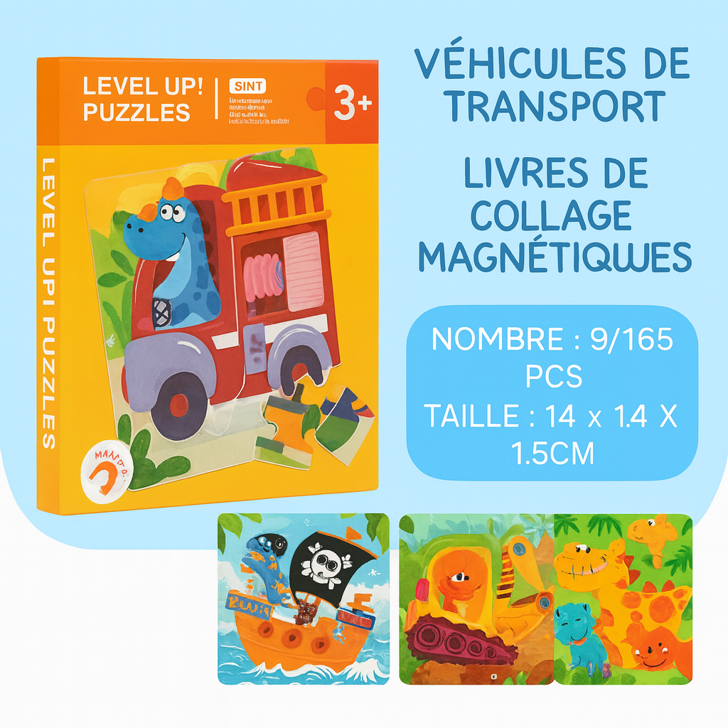 Livre de Puzzles Magnétiques
