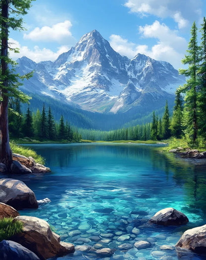 Kit de peinture par numéro